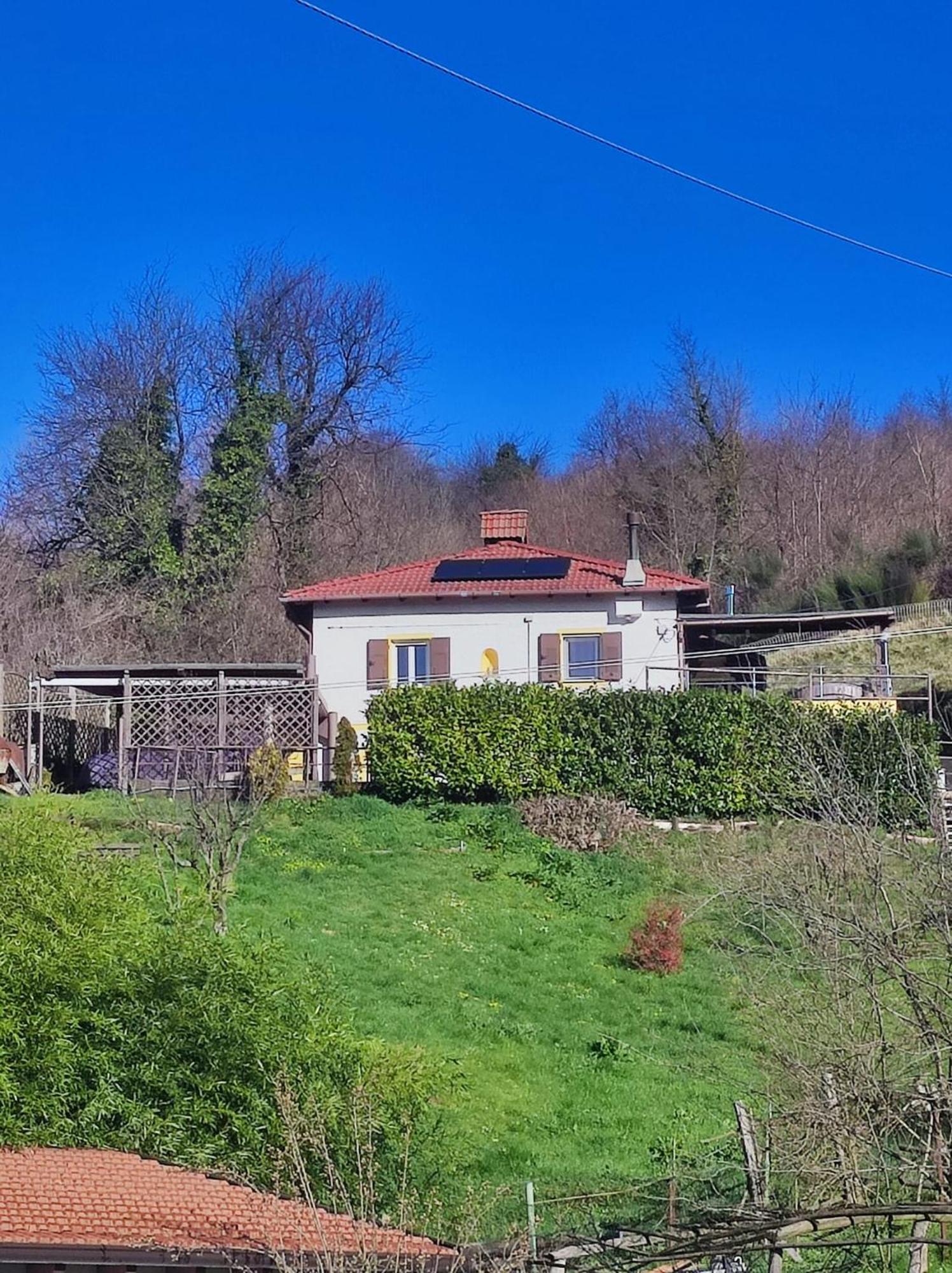 La Casa Nel Bosco Villa Ronco Scrivia Exteriör bild